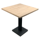 Tafel Restaurant Café Bar En Horeca - PARIS-C3-60X60 + A200 - 30MM Tafel Restaurant Café Bar En Horeca - PARIS-C3-60X60 + A200 - 30MM