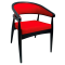 Stuhl Restaurant Cafe Bar Und Horeca - PERLE-S ROT