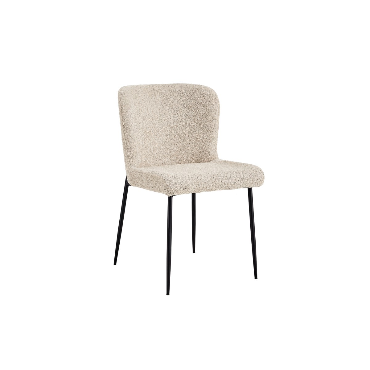 Chair Restaurant Cafe Bar And Horeca - Sahra Bouclé Beige