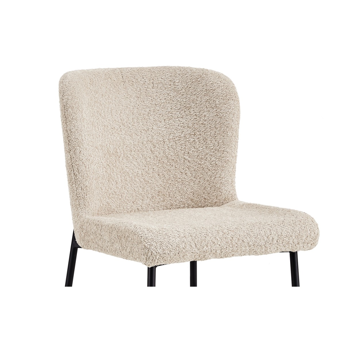 Stuhl Restaurant Cafe Bar Und Horeca - Sahra Bouclé Beige Stuhl Restaurant Cafe Bar Und Horeca - Sahra Bouclé Beige