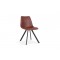 Chaise Restaurant Café Et Horeca - Chaise Industrielle Vintage Toby Brun  Fonce 