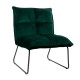 Fauteuil Restaurant Cafe Bar Et Horeca - Zoe Velours Vert foncé Fauteuil Restaurant Cafe Bar Et Horeca - Zoe Velours Vert foncé