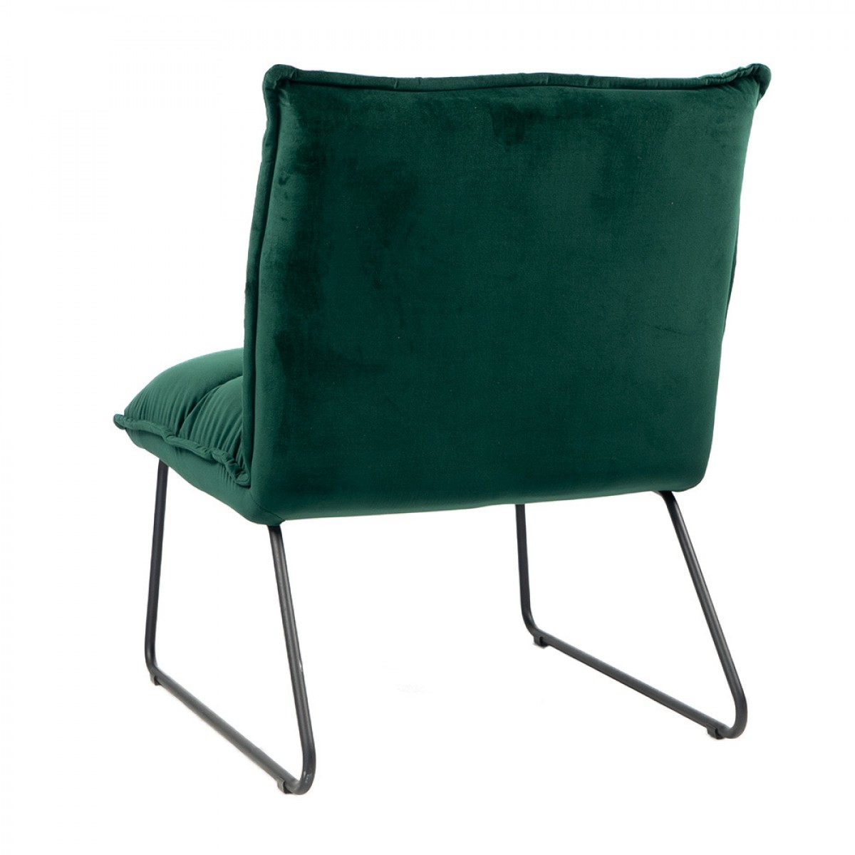 Fauteuil Restaurant Cafe Bar Et Horeca - Zoe Velours Vert foncé Fauteuil Restaurant Cafe Bar Et Horeca - Zoe Velours Vert foncé