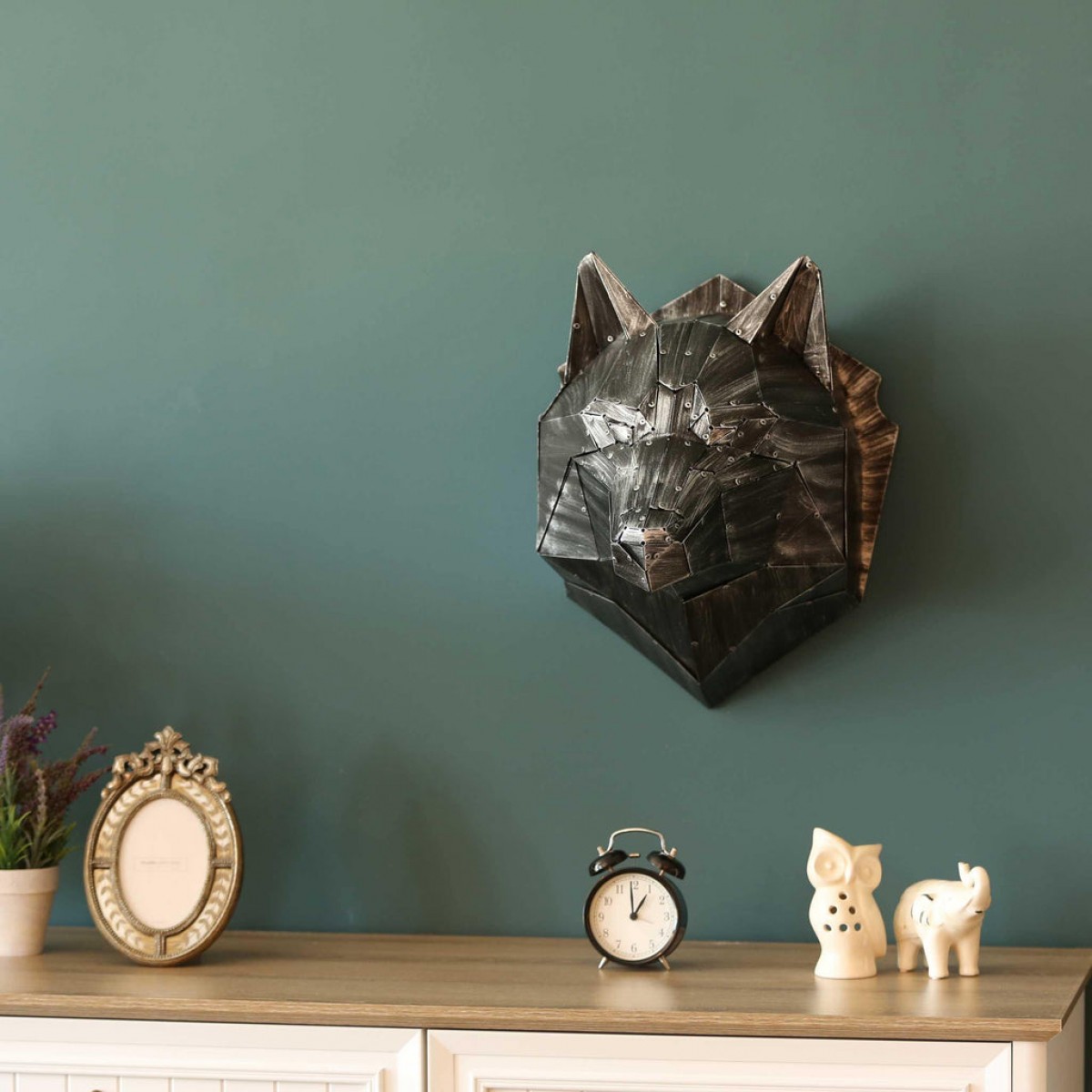 Custom Wolf Metal Wolf Statue Wall Decor Custom Wolf Metal Wolf Statue Wall Decor
