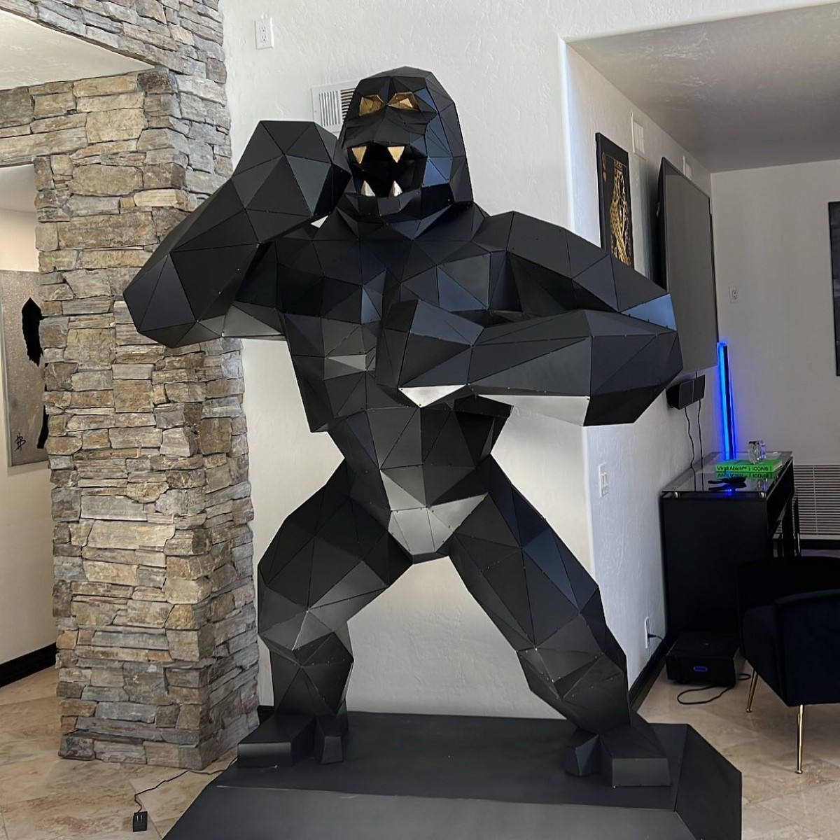 Outdoor Metal Gorilla KOKO Statue XL-Modell Outdoor Metal Gorilla KOKO Statue XL-Modell
