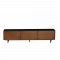 TV Cabinet Avento Black / Rustic Oak 180 cm