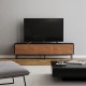 TV Cabinet Avento Black / Rustic Oak 180 cm