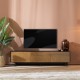 TV Cabinet Avento Black / Rustic Oak 180 cm