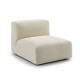 Hoekbank 3-zits Karl Off White