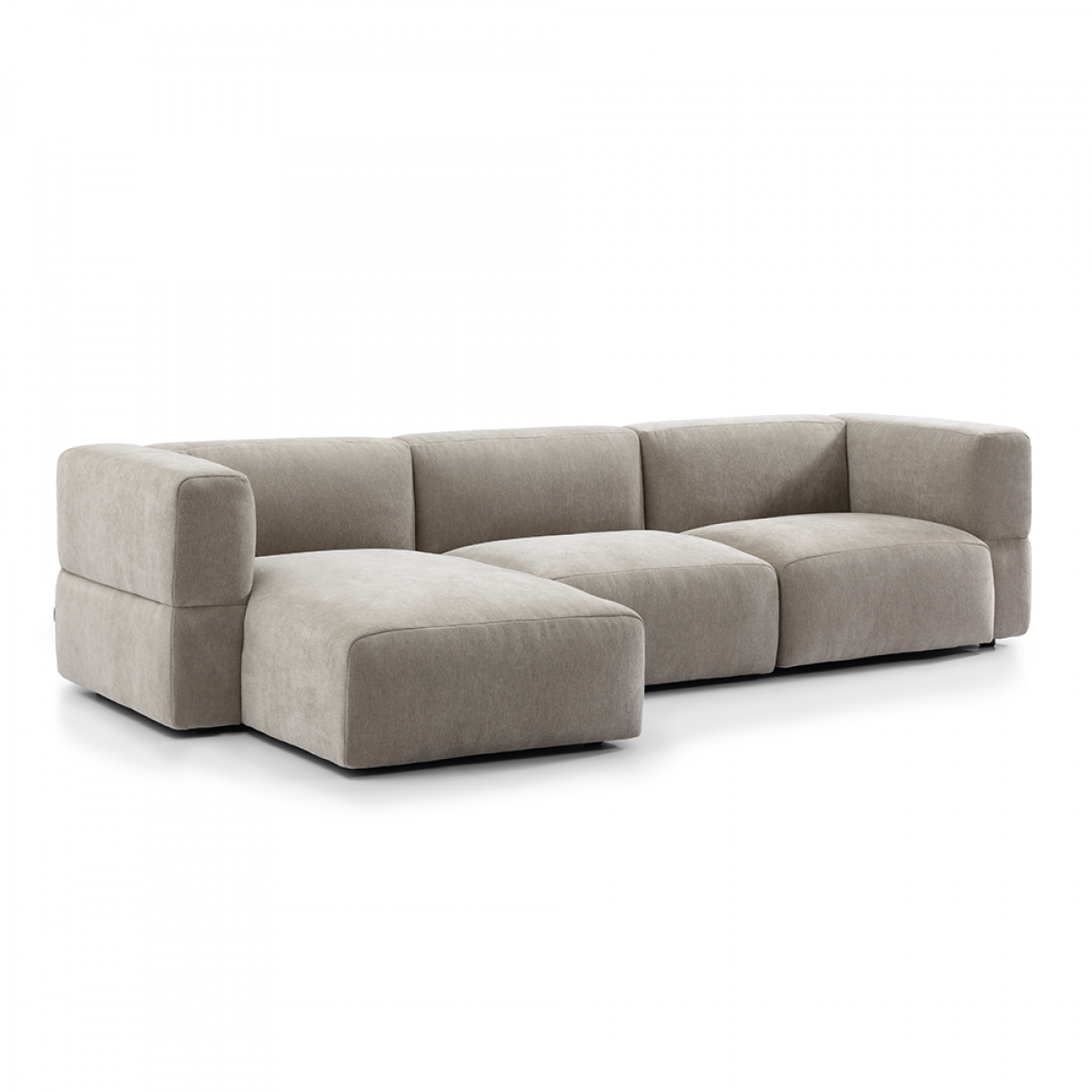 Corner Sofa 3-seater Karl Taupe