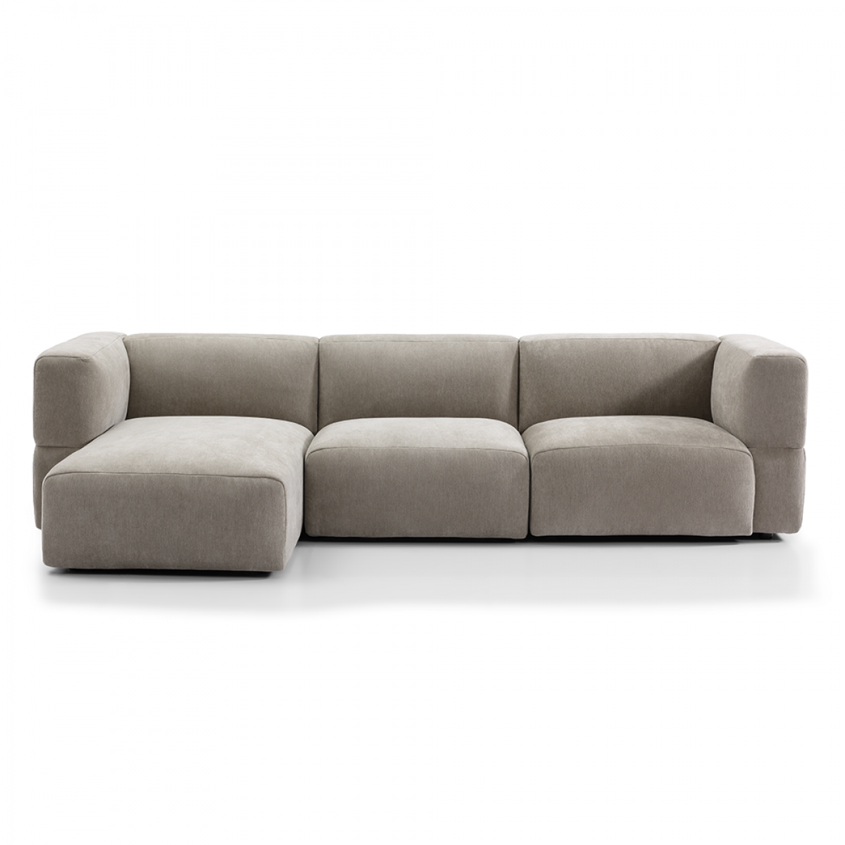 Corner Sofa 3-seater Karl Taupe
