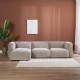 Corner Sofa 3-seater Karl Taupe
