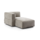 Corner Sofa 3-seater Karl Taupe