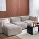 Corner Sofa 3-seater Karl Taupe