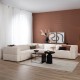 Canapé D'angle 6 Places Karl Off White Canapé D'angle 6 Places Karl Off White