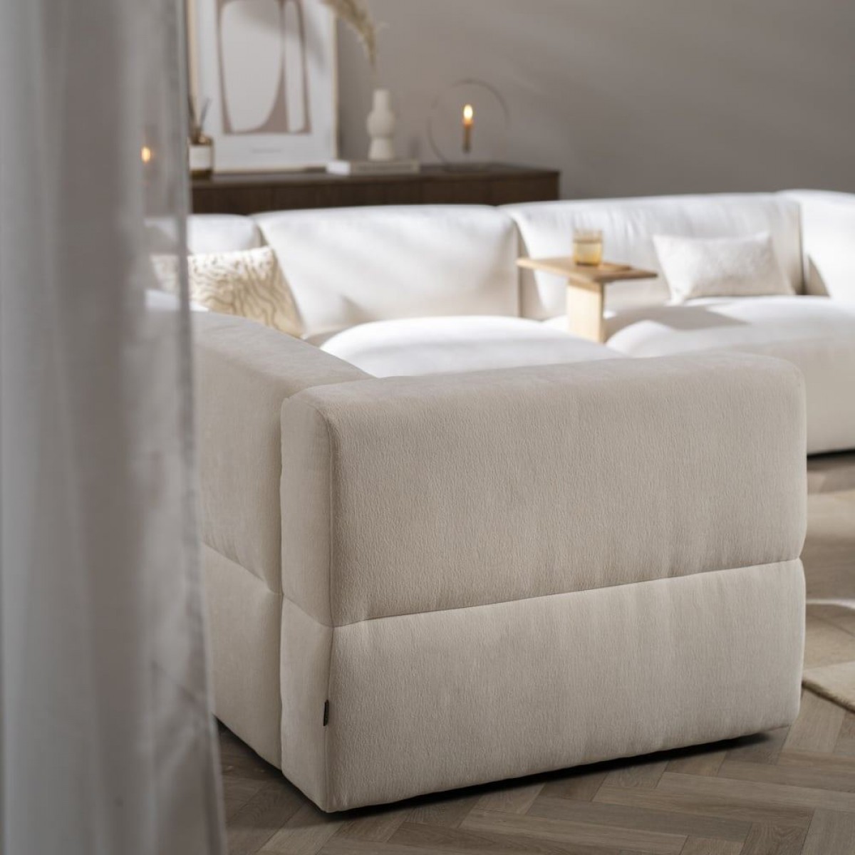 Canapé D'angle 6 Places Karl Off White Canapé D'angle 6 Places Karl Off White