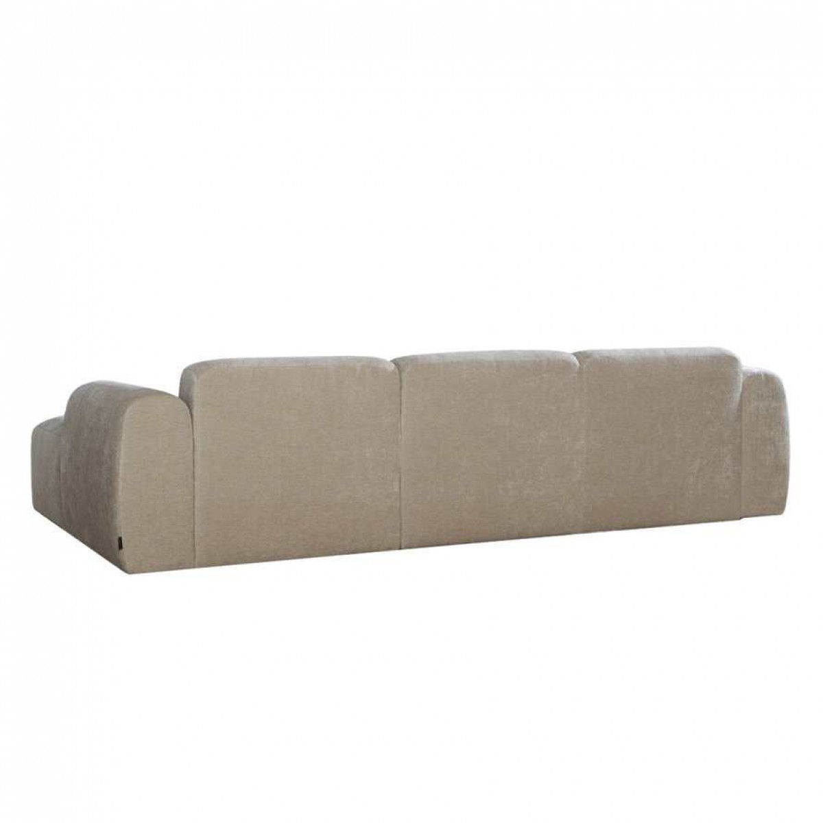 Hoekbank Rechts Meline Chenille Beige