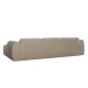 Hoekbank Rechts Meline Chenille Beige