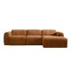 Canapé D'angle Droite Meline Cognac Canapé D'angle Droite Meline Cognac