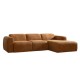 Canapé D'angle Droite Meline Cognac Canapé D'angle Droite Meline Cognac