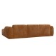 Canapé D'angle Droite Meline Cognac Canapé D'angle Droite Meline Cognac