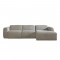 Ecksofa Rechts Meline Taupe