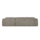 Ecksofa Rechts Meline Taupe
