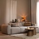 Ecksofa Rechts Meline Taupe