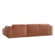 Canapé D'angle Droite Meline Terra Cotta Canapé D'angle Droite Meline Terra Cotta