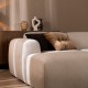 Canapé D'angle Gauche Meline Chenille Beige Canapé D'angle Gauche Meline Chenille Beige