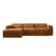 Hoekbank Links Meline Cognac