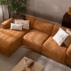 Hoekbank Links Meline Cognac