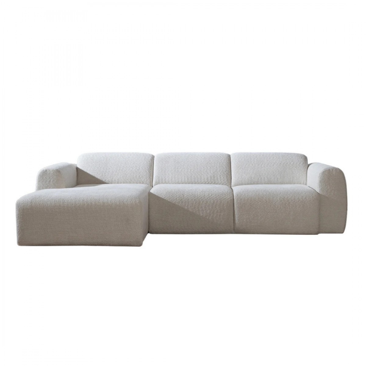Canapé D'angle Gauche Meline Off White