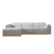 Ecksofa Links Meline Off white