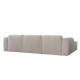 Ecksofa Links Meline Off white