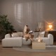 Ecksofa Links Meline Off white