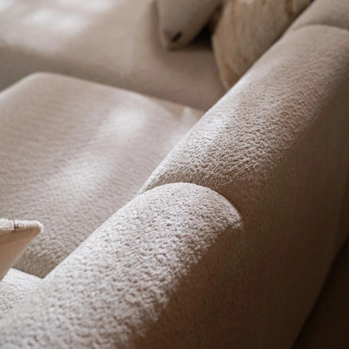 Ecksofa Links Meline Off white