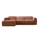 Corner Sofa Left Meline Terra Cotta