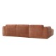 Corner Sofa Left Meline Terra Cotta