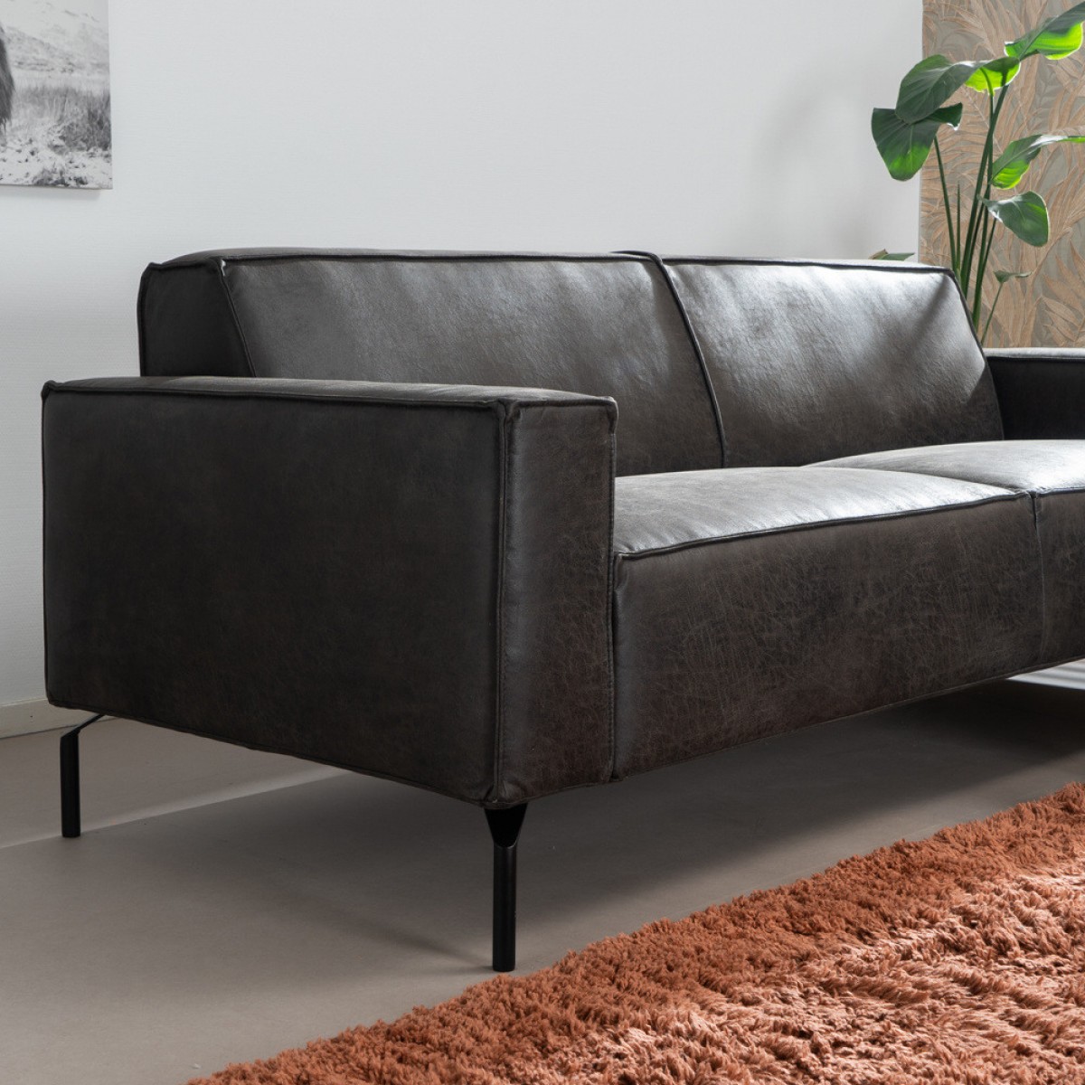 Ecksofa Diora Antraciet