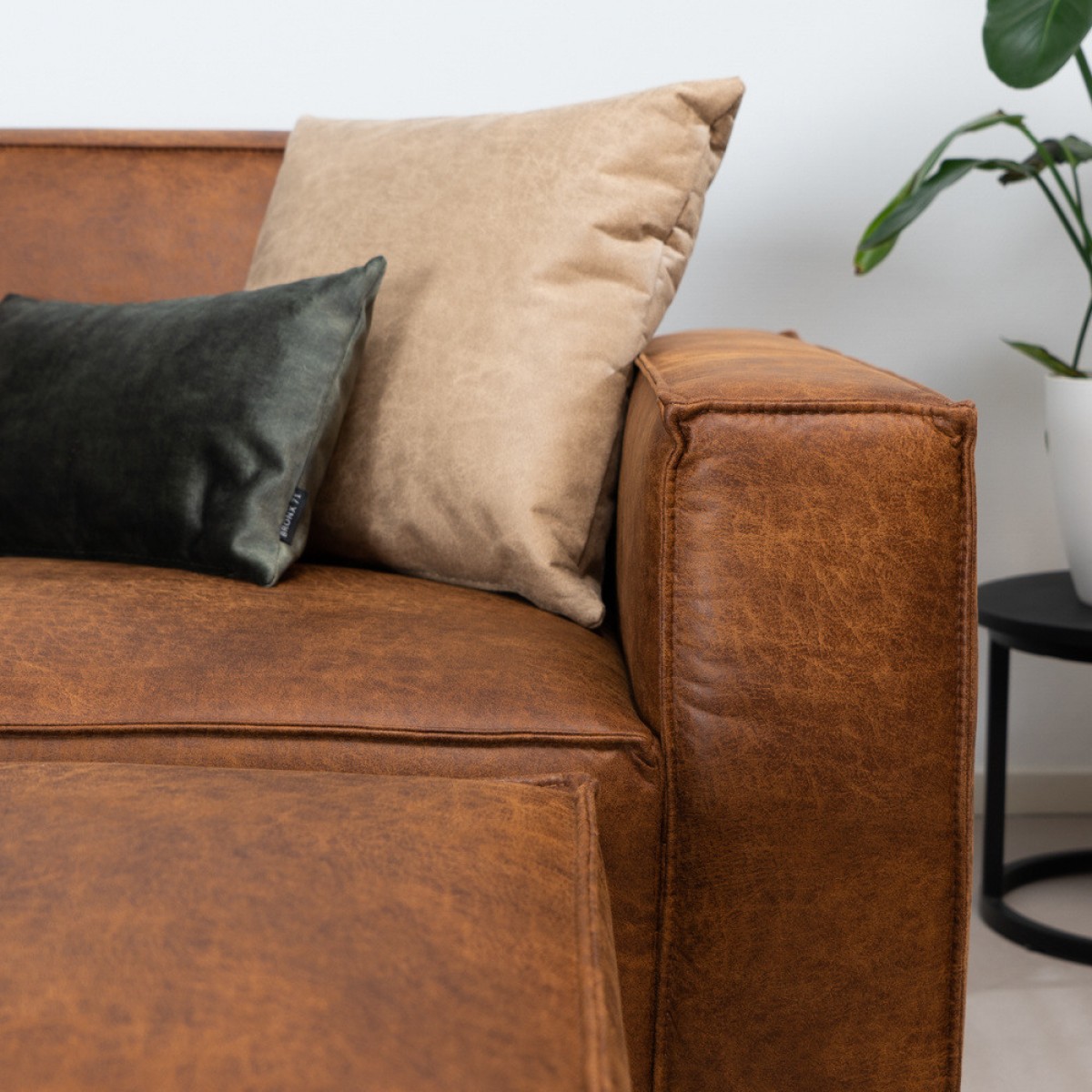 Ecksofa Diora Cognac