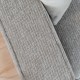 Canapé Diora ribstof  Taupe
