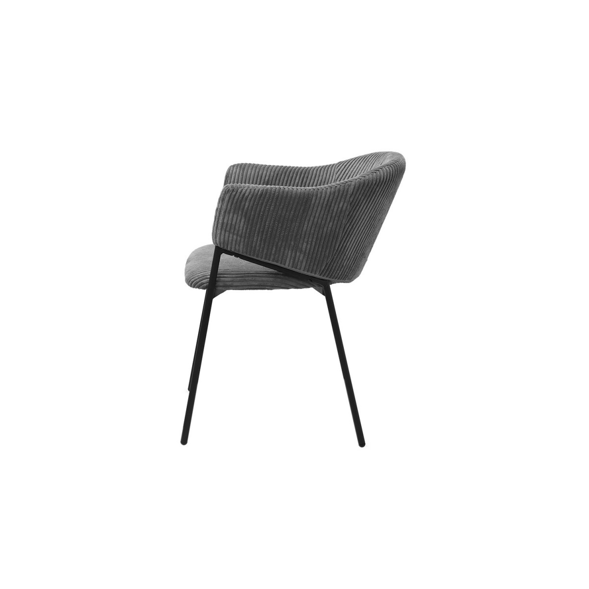 Stoel Restaurant Cafe Bar En Horeca - Express Colduroy Donkergrijs Stoel Restaurant Cafe Bar En Horeca - Express Colduroy Donkergrijs