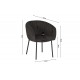 Chaise Restaurant Cafe  Bar Et Horeca - NORA COLDUROY GRIS