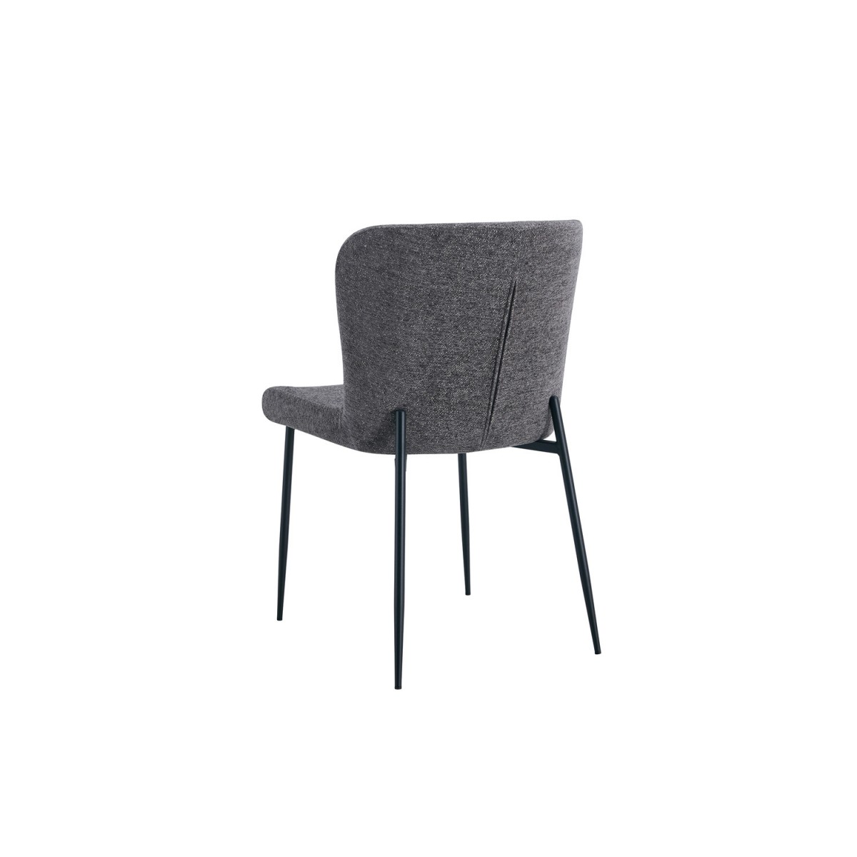 Chaise Restaurant Cafe Bar Et Horeca - Sahra Tissus Gris Foncé Chaise Restaurant Cafe Bar Et Horeca - Sahra Tissus Gris Foncé