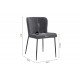 Chaise Restaurant Cafe Bar Et Horeca - Sahra Tissus Gris Foncé Chaise Restaurant Cafe Bar Et Horeca - Sahra Tissus Gris Foncé
