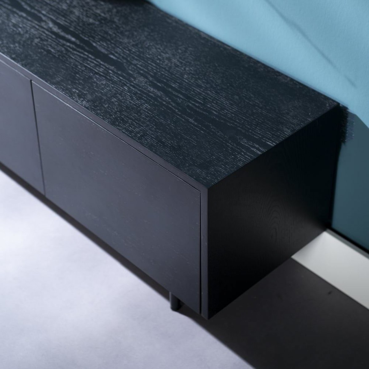 Meuble TV Avento Chêne Noir 150 cm Meuble TV Avento Chêne Noir 150 cm