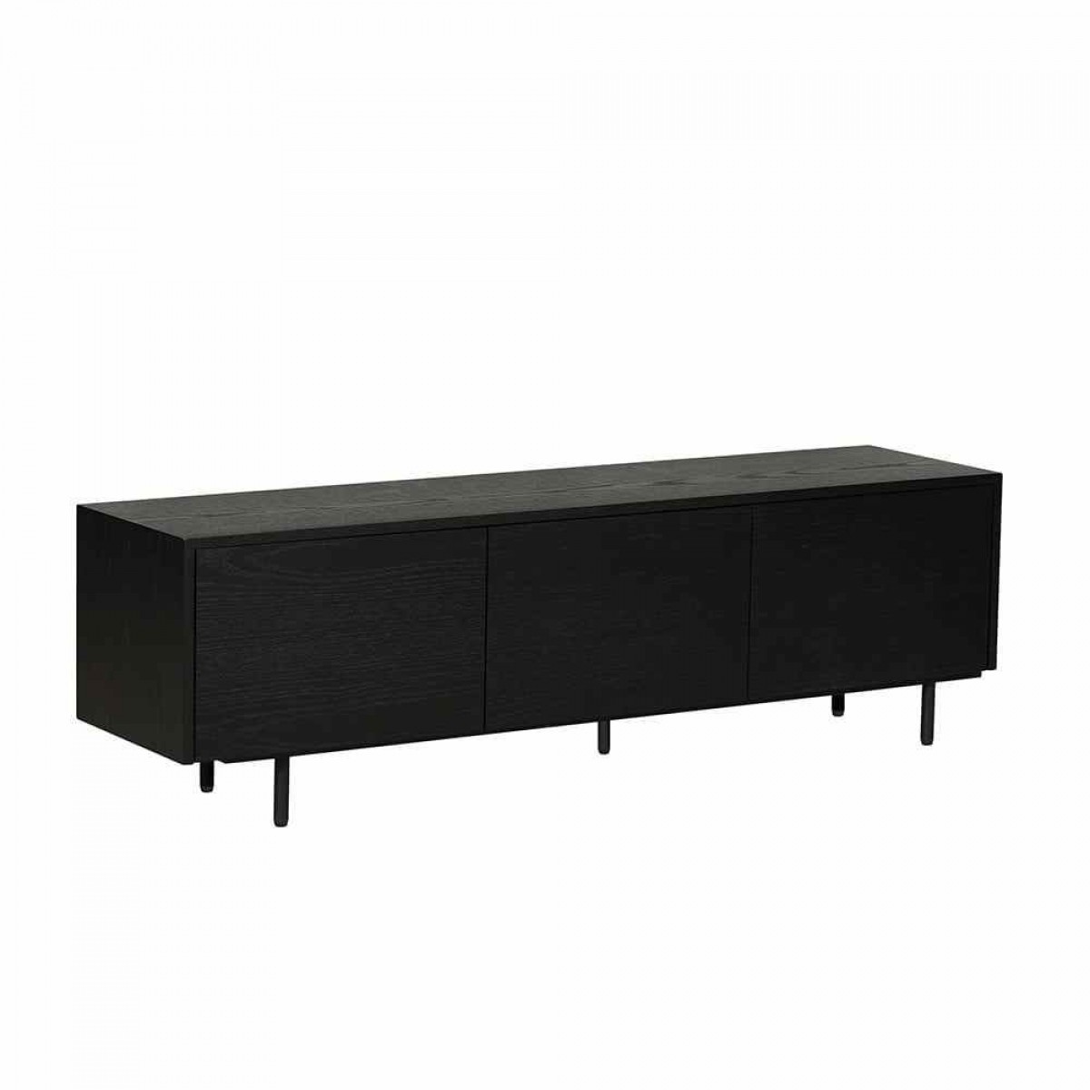 Meuble TV Avento Chêne Noir 150 cm Meuble TV Avento Chêne Noir 150 cm