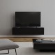Meuble TV Avento Chêne Noir 150 cm Meuble TV Avento Chêne Noir 150 cm