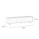 Meuble TV Avento Chêne Noir 150 cm Meuble TV Avento Chêne Noir 150 cm